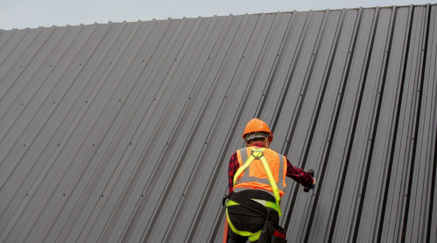 Professional metal roof installation services in Eldon, IA